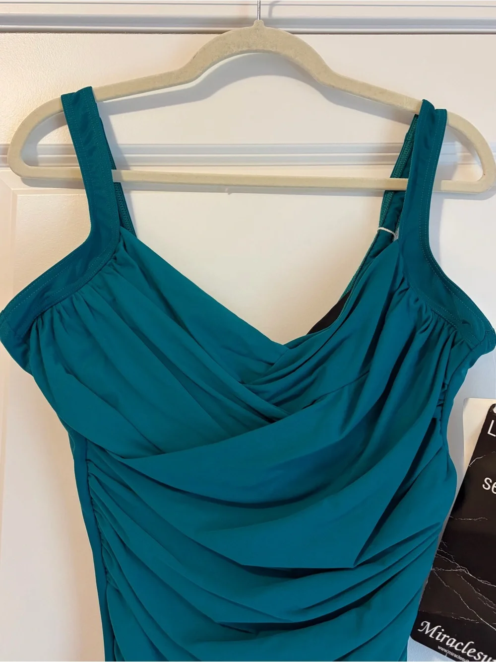 NWT Women’s Miraclesuit Sanibel One Piece Swimsuit Teal Green